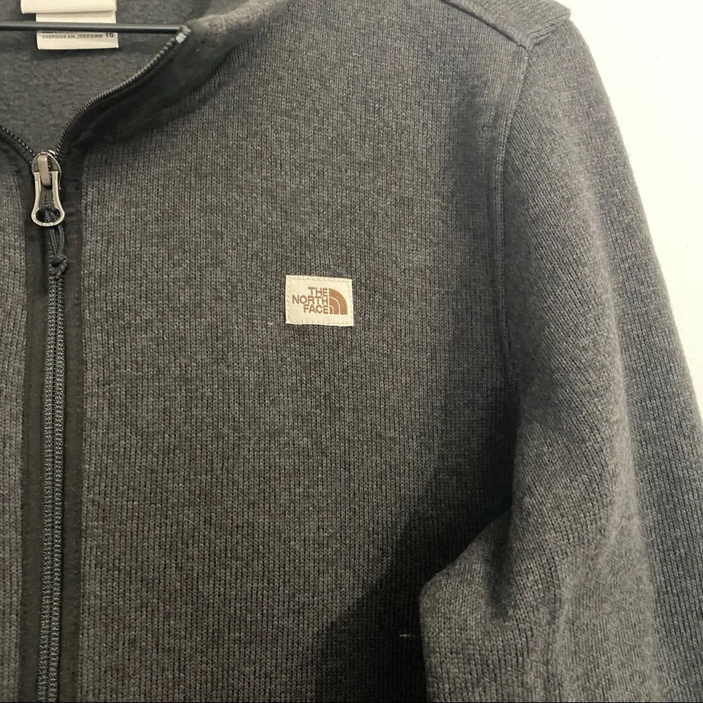 The North Face Size XL Black Heather Crescent Full Zip Jacket - Picture 6 of 12